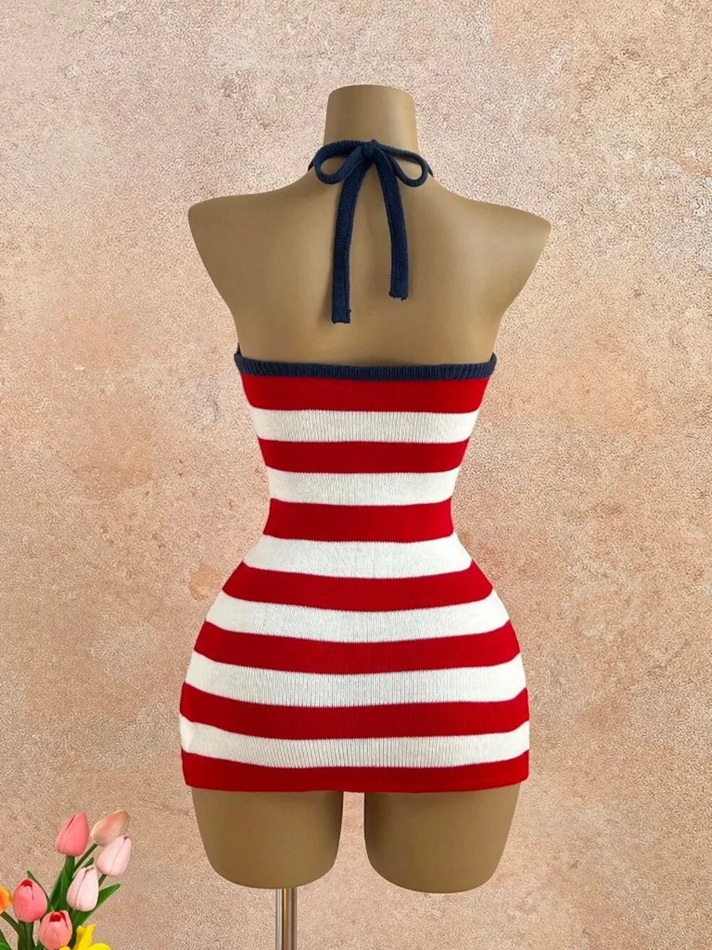 Multicolor American Flag Women's 4th of July MINI  Dress